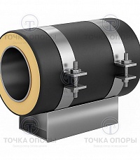 Скользящая опора СПОк 325/400.200 подкладная канальная для труб в ППУ