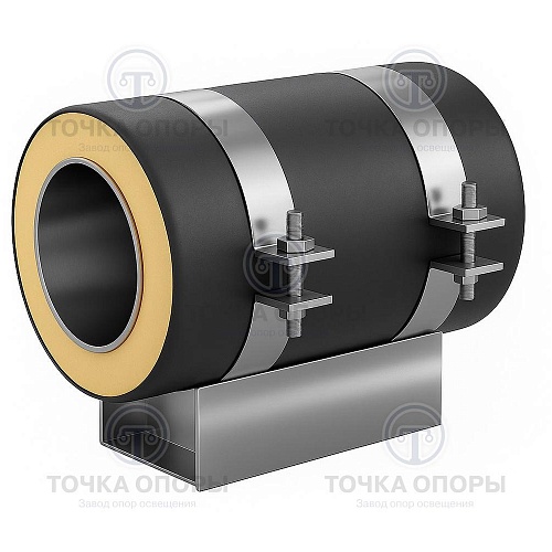 Скользящая опора СПОк 630/800.150 подкладная канальная для труб в ППУ