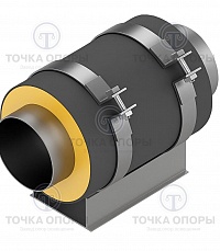 Скользящая опора СПО 108/200.200 подкладная для труб в ППУ